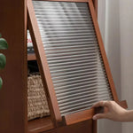 Elegant Boxwood Glass Cabinet with Modern Style - Perfect for Any Living Space fpmxm-2796