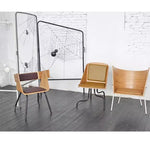 Stylish Multi-Layer Board and PU Leather Chair for Modern Living Spaces - Comfortable Techno Fabric Seating Solution fqr-5108