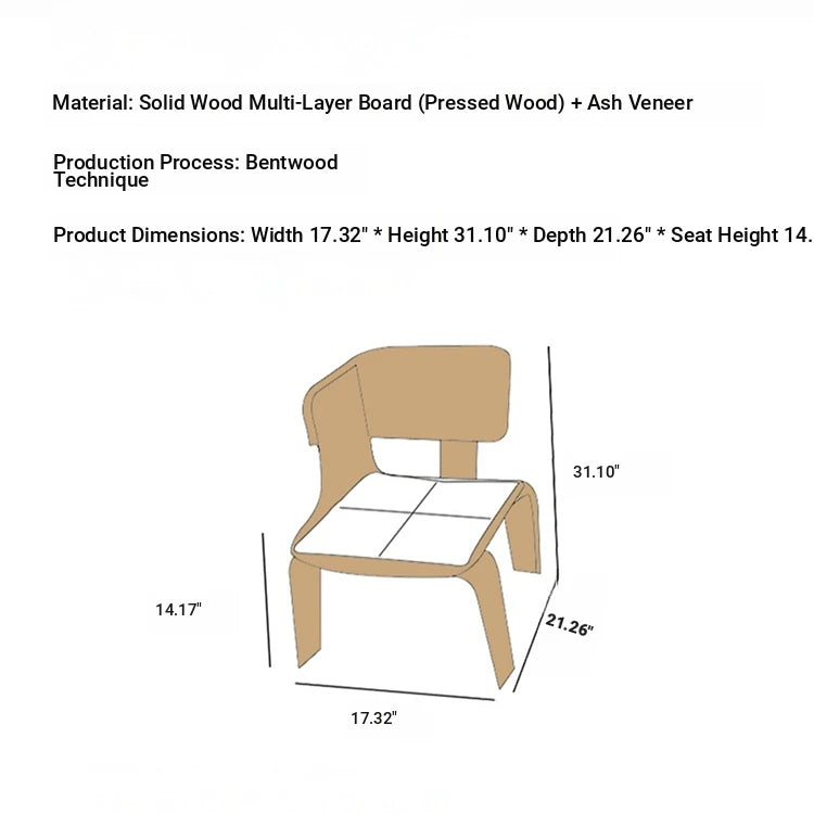 Stylish Multi-Layer Board Chair - Modern Design for Home and Office Comfort fqr-5109