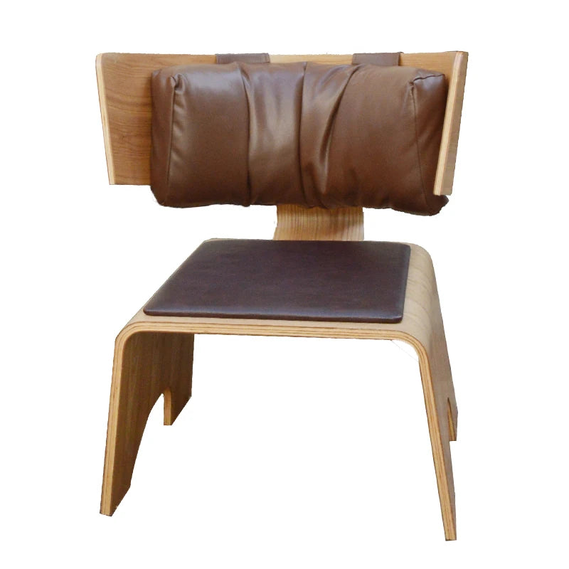 Stylish Multi-Layer Board Chair with PU Leather Accent – Modern Comfort for Your Space fqr-5110