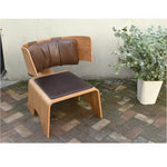 Stylish Multi-Layer Board Chair with PU Leather Accent – Modern Comfort for Your Space fqr-5110