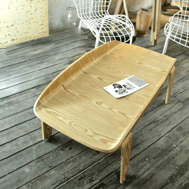 Sleek Multi-Layer Board Tea Table - Modern Scandinavian Design for Stylish Living Spaces fqr-5111