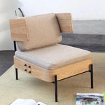 Stylish Multi-Layer Board Sofa with PU Leather and Cotton-Ramie Upholstery - Modern Comfort for Your Space fqr-5114
