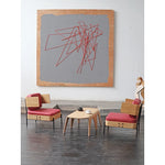 Stylish Multi-Layer Board Sofa with PU Leather and Cotton-Ramie Upholstery - Modern Comfort for Your Space fqr-5114