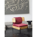 Stylish Multi-Layer Board Sofa with PU Leather and Cotton-Ramie Upholstery - Modern Comfort for Your Space fqr-5114