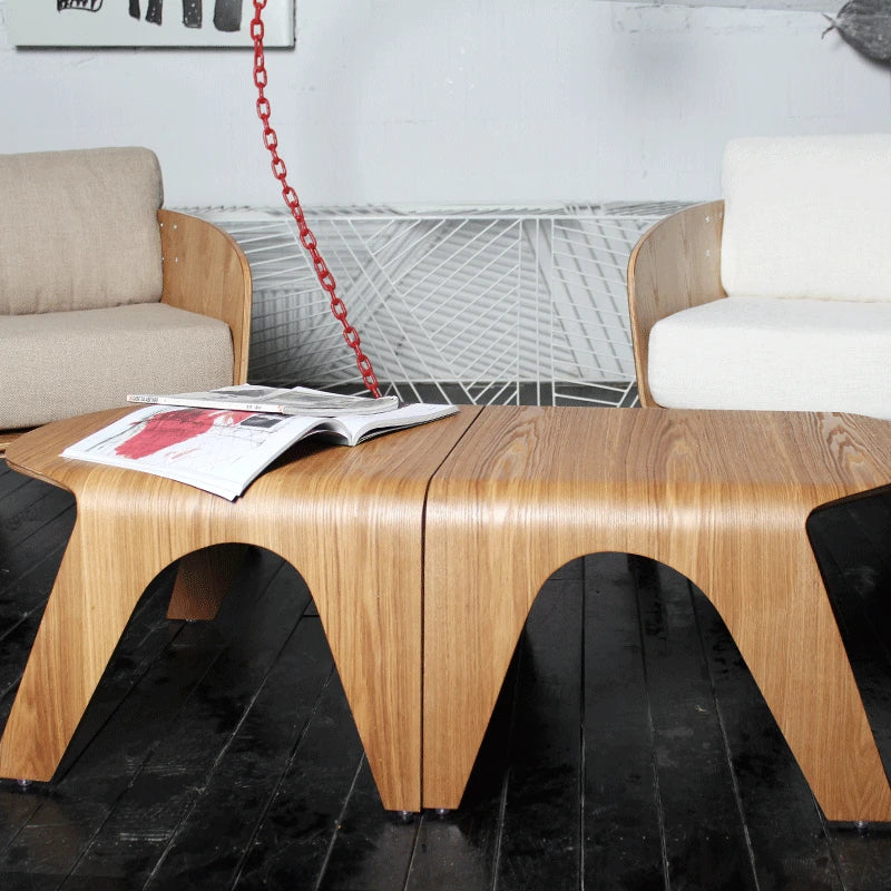 Stylish Multi-Layer Board Tea Table - Modern Chic Design for Living Room Elegance fqr-5116
