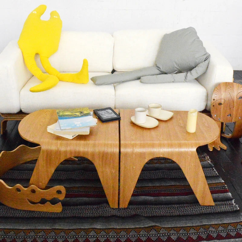 Stylish Multi-Layer Board Tea Table - Modern Chic Design for Living Room Elegance fqr-5116