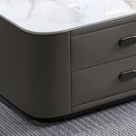 Modern Multi-Color Tea Table – Sintered Stone, Wood, and Metal Fusion frg-500