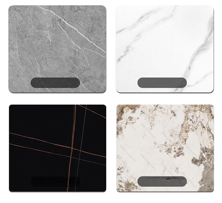 Modern Multi-Color Tea Table – Sintered Stone, Wood, and Metal Fusion frg-500