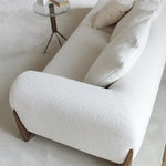 Stylish Solid Ash Wood Sofa - Modern Elegance for Your Living Room fsdb-2253