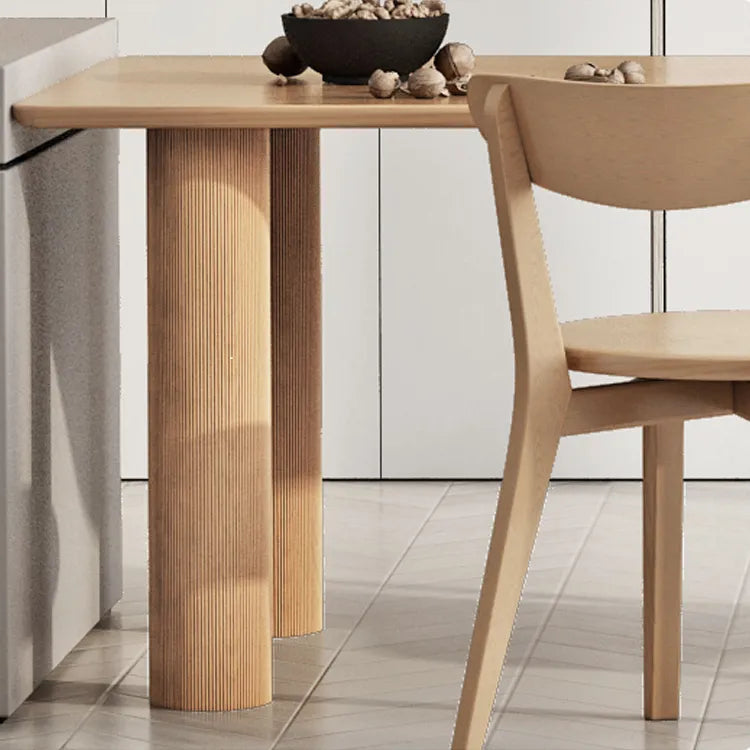 Modern Ash Wood Dining Table for Elegant Interiors fsdb-2259