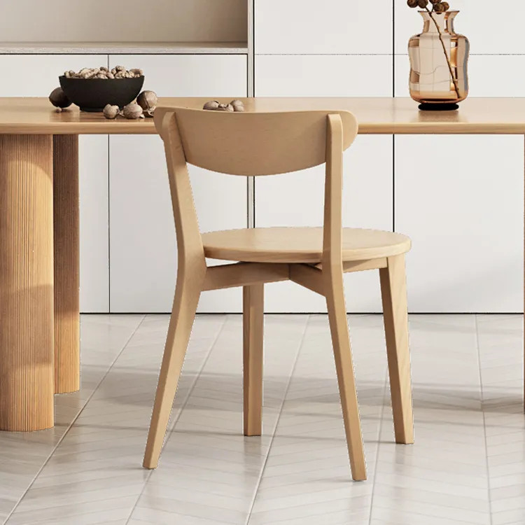 Modern Ash Wood Dining Table for Elegant Interiors fsdb-2259