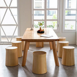 Solid Pine Wood Tea Table Set - Elegant Modern Design for Your Living Room fsdb-2262