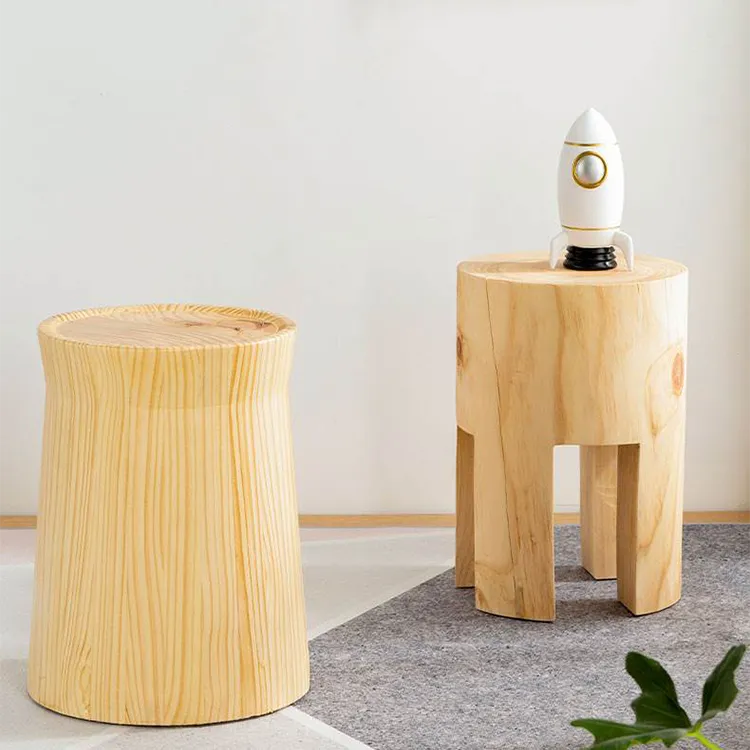 Solid Pine Wood Tea Table Set - Elegant Modern Design for Your Living Room fsdb-2262