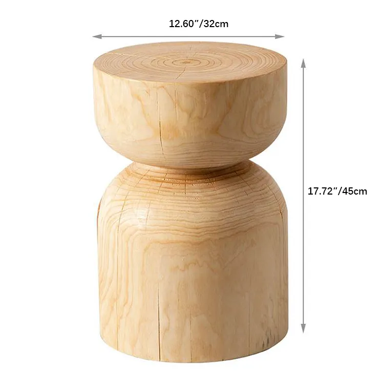 Solid Pine Wood Tea Table Set - Elegant Modern Design for Your Living Room fsdb-2262