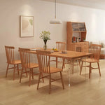 Stylish Pine Wood & Acrylic Dining Table - Modern Elegance for Your Home fsdb-2266