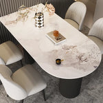 Modern Sintered Stone Faux Leather Dining Table - Sleek Design for Stylish Homes fsdb-2268