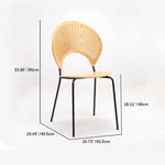 Stylish Wooden Dining Chair with Sleek Metal Legs – Modern Comfort for Your Home fsdb-2270