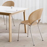 Stylish Wooden Dining Chair with Sleek Metal Legs – Modern Comfort for Your Home fsdb-2270