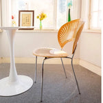 Stylish Wooden Dining Chair with Sleek Metal Legs – Modern Comfort for Your Home fsdb-2270