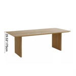 Elegant Pine Wood Dining Table – Perfect for Modern Homes fsdb-2274