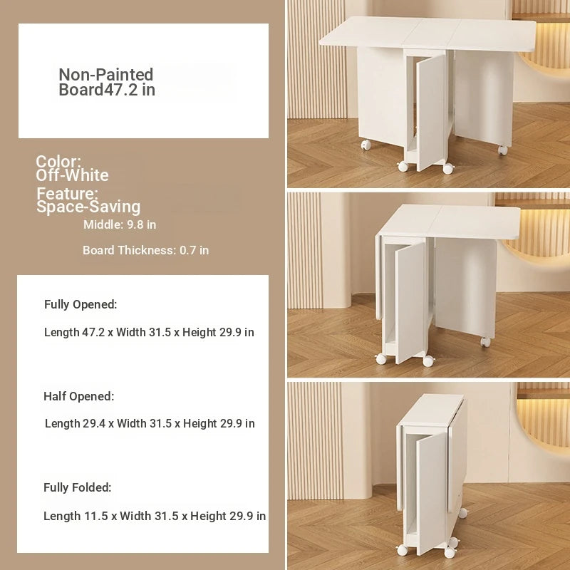 Compact Folding Table with Stylish Design – Perfect for Small Spaces & Versatile Use fsf-5210
