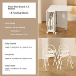 Compact Folding Table with Stylish Design – Perfect for Small Spaces & Versatile Use fsf-5210