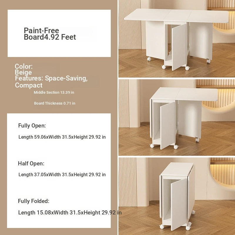 Compact Folding Table with Stylish Design – Perfect for Small Spaces & Versatile Use fsf-5210