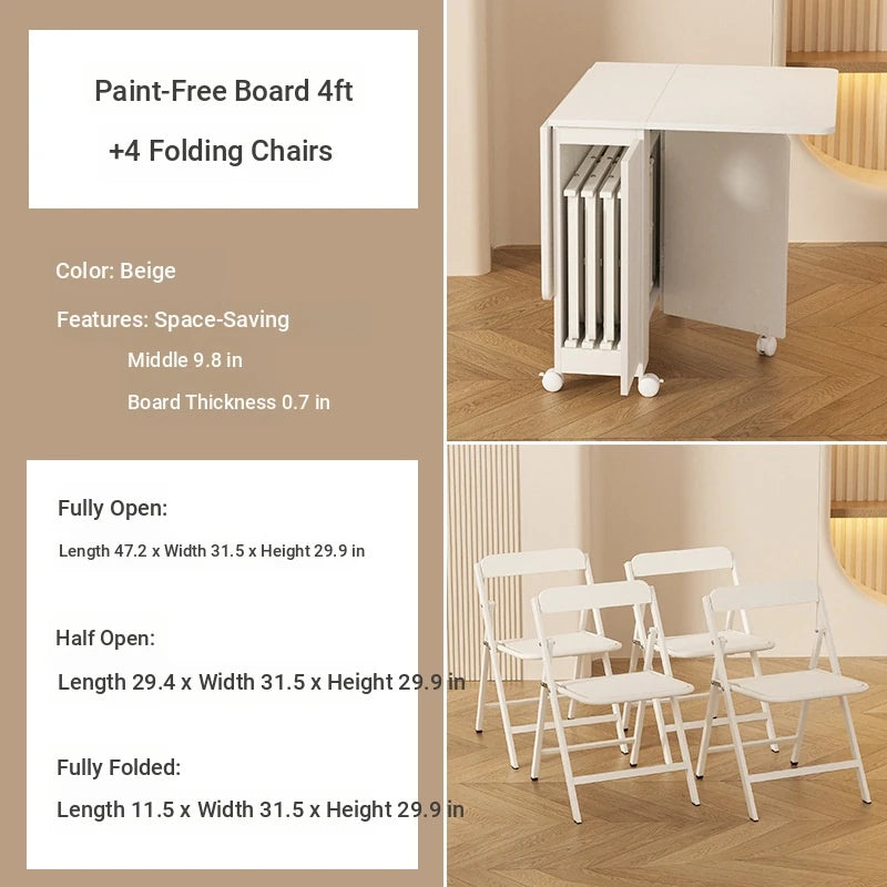Stylish Foldable Chair with Space-Saving Design - Modern Compact Seating Solution for Any Room fsf-5210-ch
