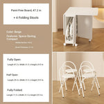 Stylish Foldable Chair with Space-Saving Design - Modern Compact Seating Solution for Any Room fsf-5210-ch