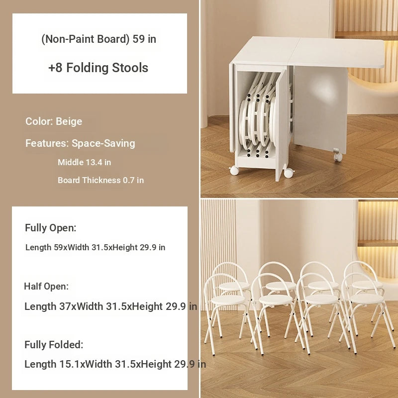 Stylish Foldable Chair with Space-Saving Design - Modern Compact Seating Solution for Any Room fsf-5210-ch