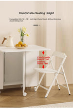 Compact Folding Table with Stylish Design – Perfect for Small Spaces & Versatile Use fsf-5210
