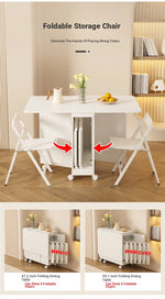 Compact Folding Table with Stylish Design – Perfect for Small Spaces & Versatile Use fsf-5210