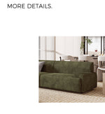 Stylish Scratch-Resistant Off White and Brown Sofa with Black Wood Particle Board Frame fsmy-396