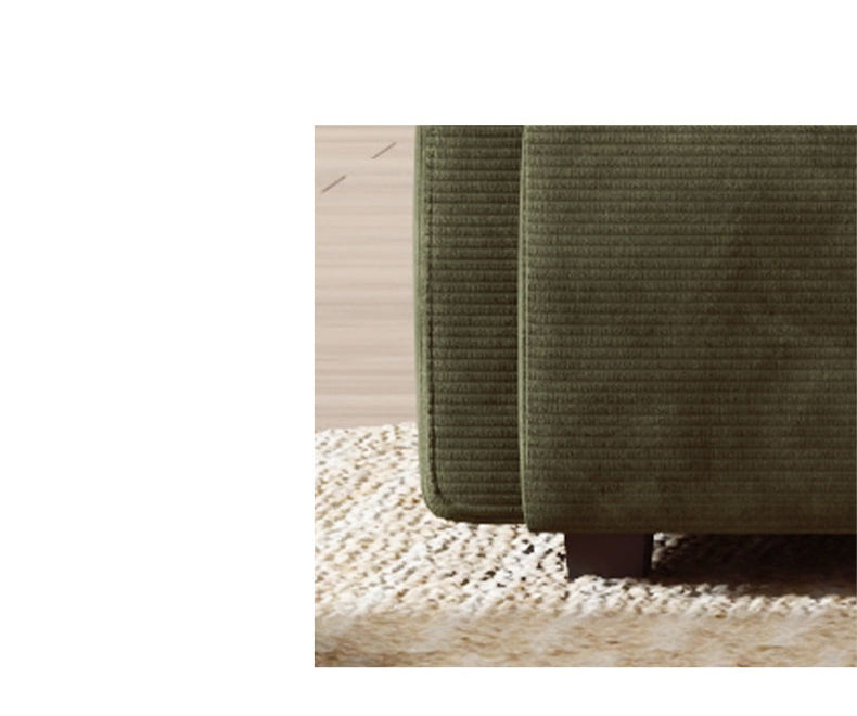 Stylish Scratch-Resistant Off White and Brown Sofa with Black Wood Particle Board Frame fsmy-396