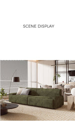 Stylish Scratch-Resistant Off White and Brown Sofa with Black Wood Particle Board Frame fsmy-396