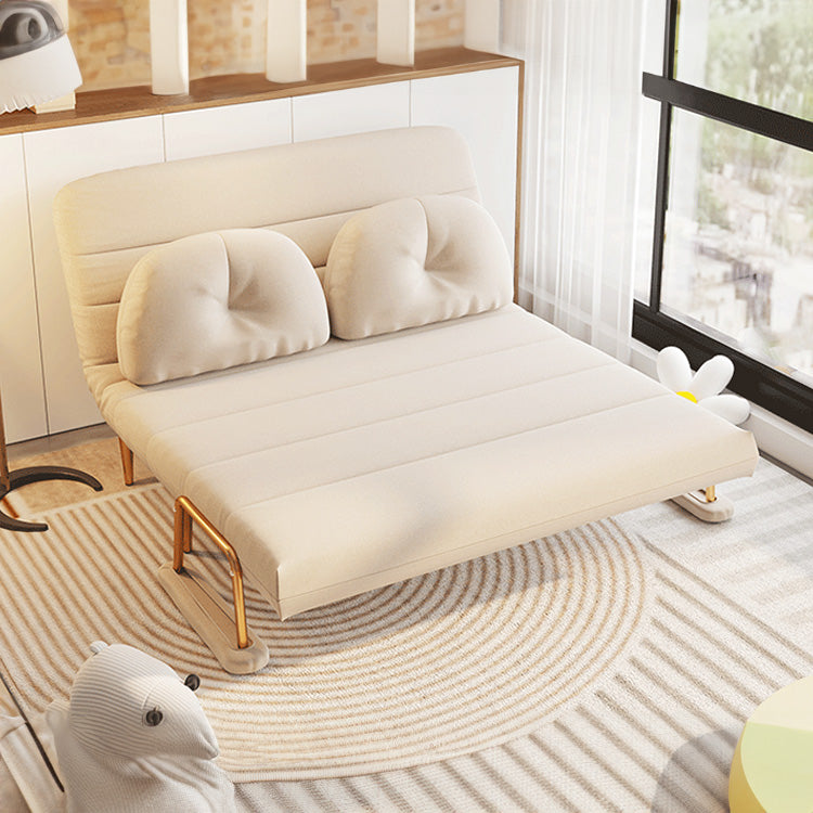 Stylish Faux Leather Sofa in Beige, Khaki, Orange, and Fog Blue - Perfect for Modern Living Rooms fsq-1413