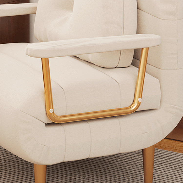 Stylish Faux Leather Sofa in Beige, Khaki, Orange, and Fog Blue - Perfect for Modern Living Rooms fsq-1413