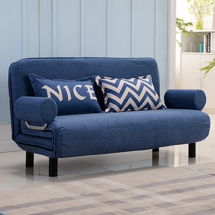 Stylish Cotton-Linen Sofa in Blue, Khaki, and Light Gray - Perfect for Modern Living Rooms fsq-1417