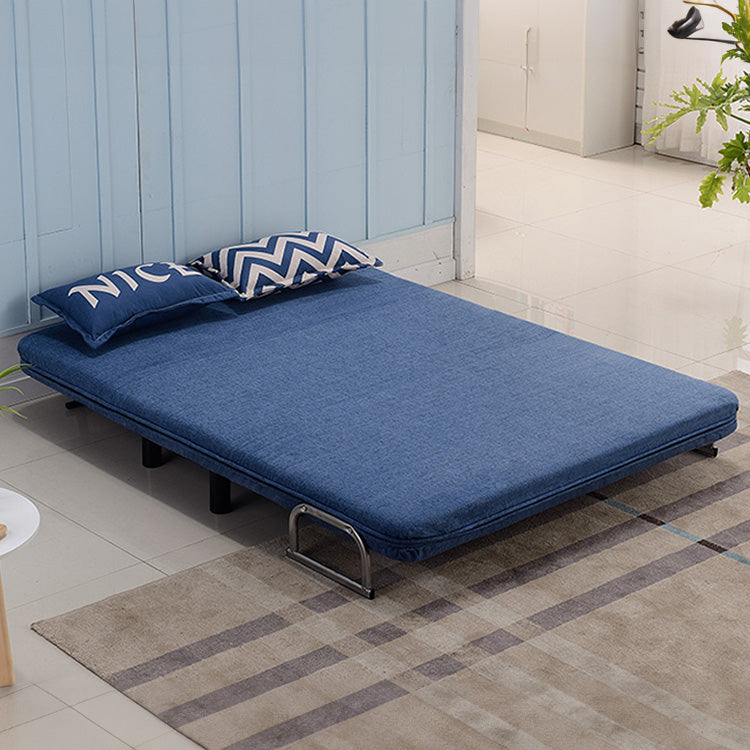 Stylish Cotton-Linen Sofa in Blue, Khaki, and Light Gray - Perfect for Modern Living Rooms fsq-1417