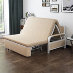 Elegant Solid Wood Sofa with Cotton-Linen Upholstery in Khaki, Navy Blue, Yellow, Dark Gray, and Green - Stylish and Durable fsq-1418