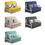 Elegant Solid Wood Sofa with Cotton-Linen Upholstery in Khaki, Navy Blue, Yellow, Dark Gray, and Green - Stylish and Durable fsq-1418