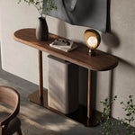 Sleek Modern Cabinet with PU Leather & Black Walnut Wood - Stylish Storage Solution for Any Home fsu-5240