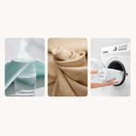 Stylish Cotton-Linen Sofa in Vibrant Orange Beige with Light Blue, Dark Green, Gray, Yellow, and Brown Accents fsx-1007