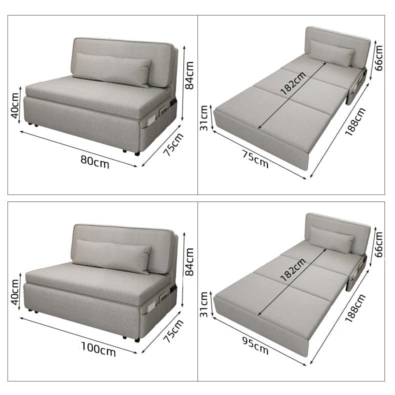 Stylish and Comfortable Sofas in Light Gray, Khaki, Dark Blue, Blue, and Brown Linen - Perfect for Any Living Space fsx-1010