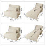 Stylish Sofa Collection: Khaki, Light Gray, Dark Blue, Brown & BlueGray Linen fsx-1011