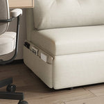 Stylish Sofa Collection: Khaki, Light Gray, Dark Blue & Brown Linen Options fsx-1012