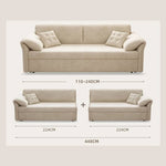 Stylish Sofa in White, Light Gray, Brown, Green, and Blue - Premium Comfort and Design fsx-1015