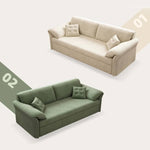 Stylish Sofa in White, Light Gray, Brown, Green, and Blue - Premium Comfort and Design fsx-1015