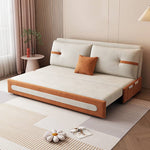 Versatile Multi-Color Suede Fabric Sofa: Stylish Orange, Beige, Light Brown, Pink, Green, Blue & Dark Gray Options fsx-1016